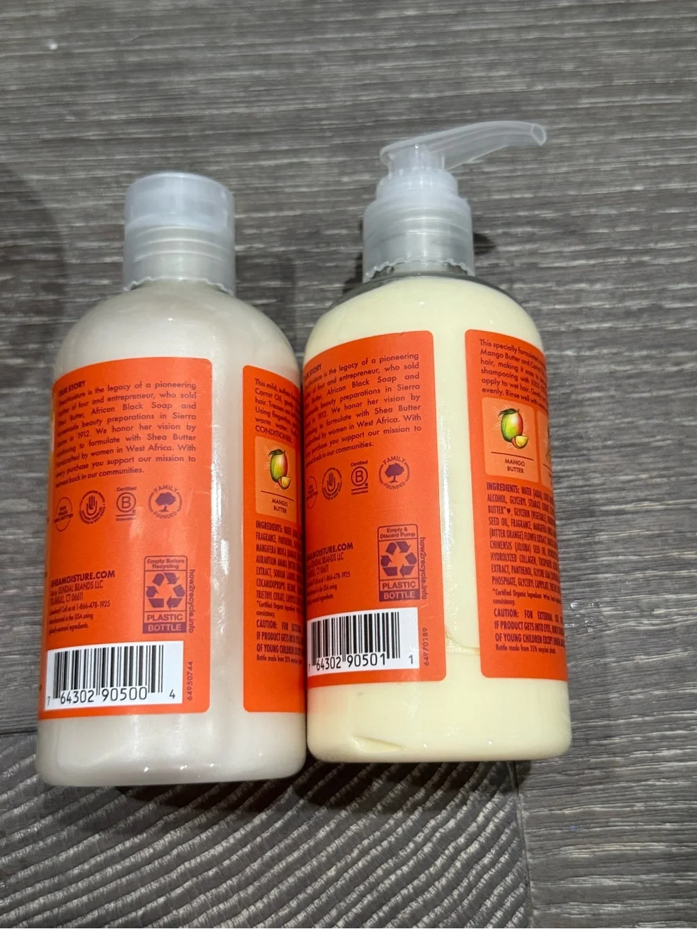 NWT Shea Moisture Mango & Carrot Kids Shampoo and Conditioner set